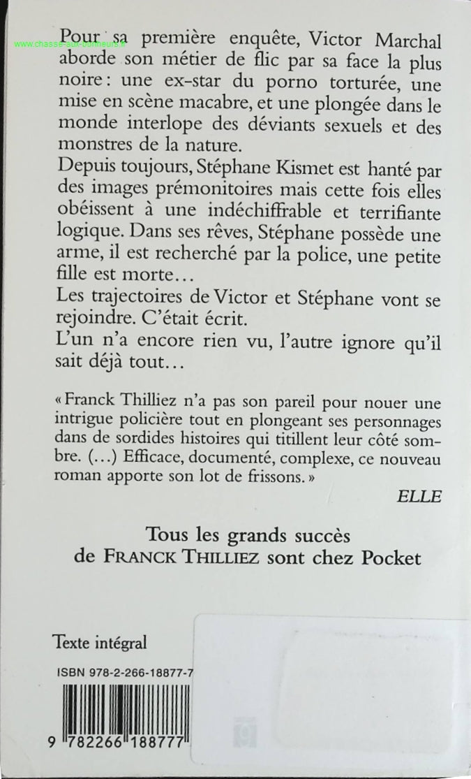 L'anneau De Moebius - Franck Thilliez - livre