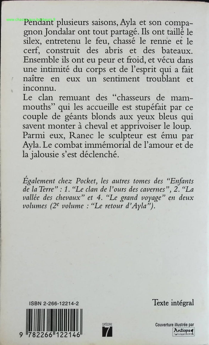 Les Enfants de la terre, tome 3 - Les Chasseurs de mammouths - Jean M. Auel - livre