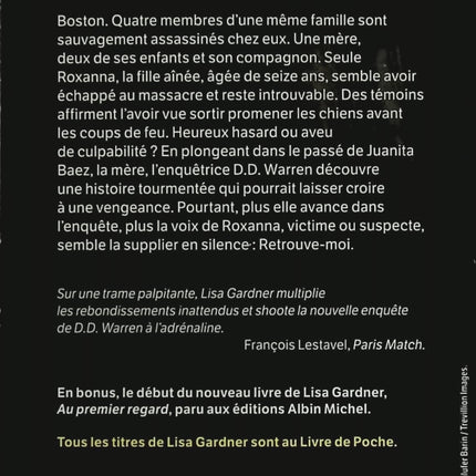 Retrouve-moi – Lisa Gardner – thriller policier et enquête D.D. Warren – livre d’occasion - livre