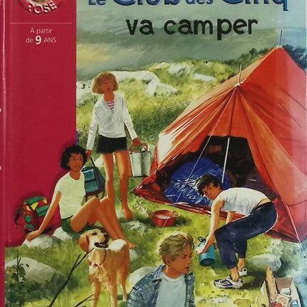 The Famous Five Go Camping Pink Library - Enid Blyton - book