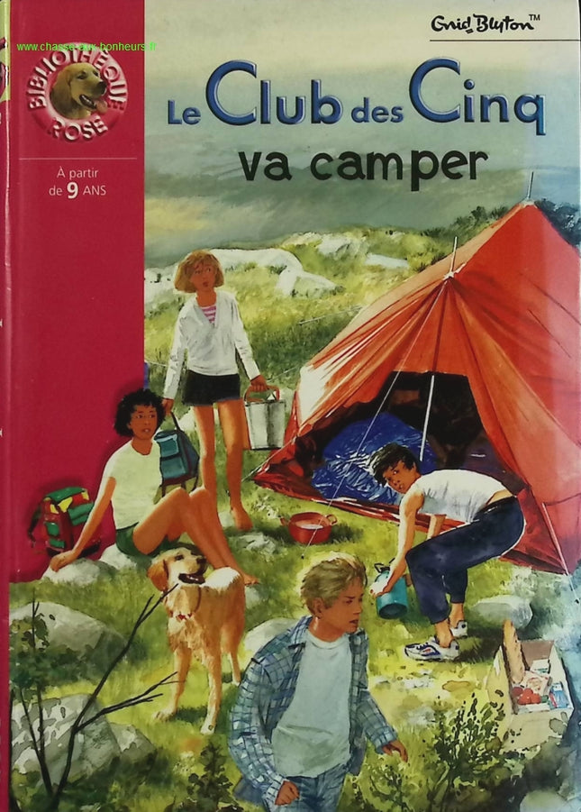 The Famous Five Go Camping Pink Library - Enid Blyton - book