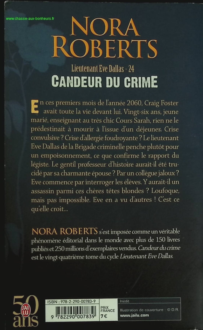 Candeur Du Crime - Nora Roberts - livre