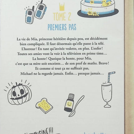 Journal de Mia, princesse malgré elle Tome 2 – Premiers pas – Meg Cabot – Roman jeunesse humoristique sur les aventures d’une adolescente devenue princesse - Livre
