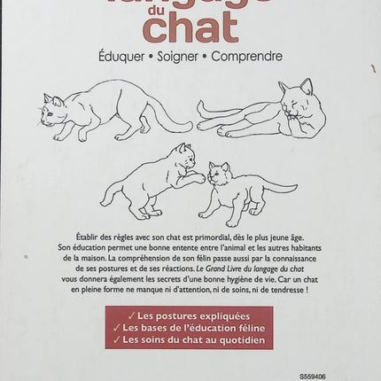 Le Grand Livre du Langage du Chat – Anastasiia Brozinska – Guide pratique pour comprendre le comportement félin, éduquer son chat et prendre soin de lui - Livre