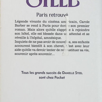 Paris retrouvé – Danielle Steel – roman sentimental, amour et renaissance dans la capitale française - Livre