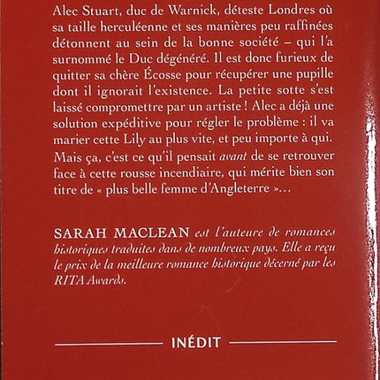 Le colosse venu d’Écosse – Sarah MacLean – Les Sœurs Talbot Tome 2 – Romance historique Highland – mariage forcé et passion - Livre