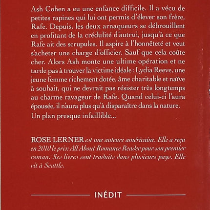 Lively St. Lemeston Tome 2 L’escroc de mon cœur – Rose Lerner – Romance historique Regency – escroquerie et amour interdit - Livre