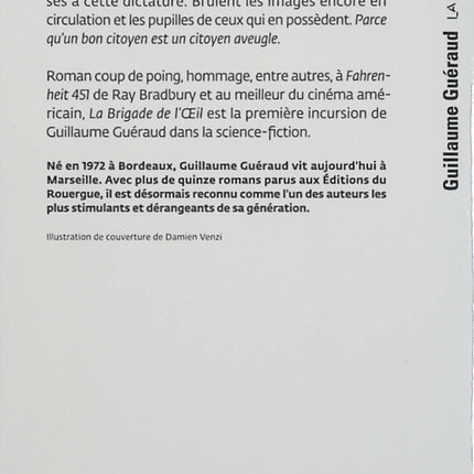 La Brigade de l’Œil – Guillaume Guéraud – roman dystopique jeunesse, société sous surveillance et résistance - Livre