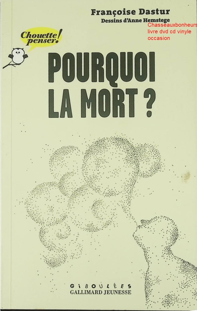 Pourquoi la mort ? – Françoise Dastur – Essai philosophique sur la finitude et le sens de la mort - Livre