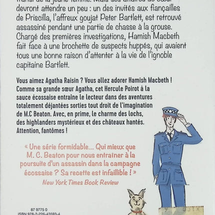 Hamish Macbeth Tome 2 Qui va à la chasse M. C. Beaton – roman policier cosy mystery écossais - Livre
