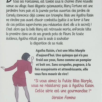 Agatha Raisin enquête Tome 3 Pas de pot pour la jardinière M. C. Beaton – roman policier humour anglais cosy mystery - Livre