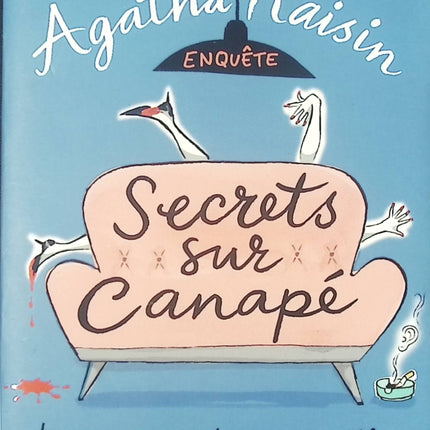 Agatha Raisin enquête Tome 26 Secrets sur canapé M. C. Beaton – roman policier humour anglais cosy mystery - Livre