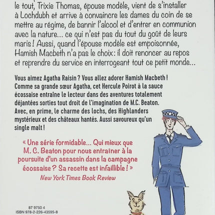 Hamish Macbeth Tome 4 Qui a une taille de guêpe M. C. Beaton – roman policier cosy mystery écossais - Livre