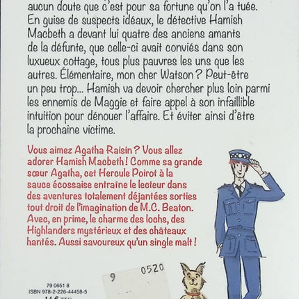 Hamish Macbeth Tome 5 Qui franchit la ligne jaune M. C. Beaton – roman policier cosy mystery écossais - Livre