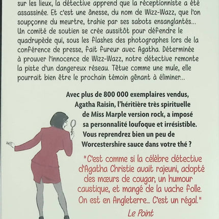 Agatha Raisin enquête Tome 30 Bonnet d’âne ! M. C. Beaton – roman policier humour anglais cosy mystery - Livre