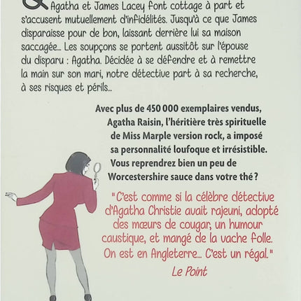 Agatha Raisin enquête Tome 11 L’enfer de l’amour M. C. Beaton – roman policier humoristique anglais cosy mystery - Livre