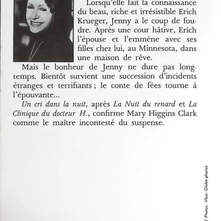 A Cry in the Night - Mary Higgins Clark - book