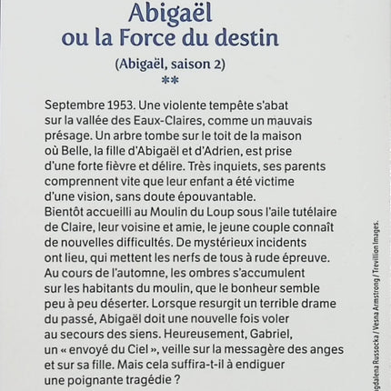 Abigaël Saison 2 Tome 2 Abigaël ou la Force du Destin roman saga familiale historique Marie-Bernadette Dupuy occasion pas cher - Livre