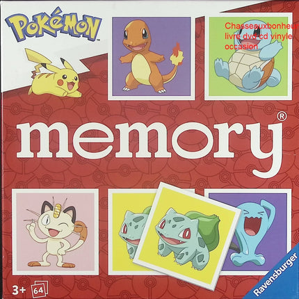 Memory Pokémon Ravensburger jeu éducatif enfant – jeu de mémoire cartes Pokémon occasion - jeu de société