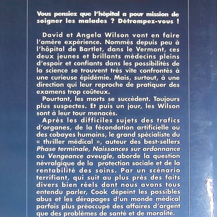 Cure fatale - Robin Cook - livre