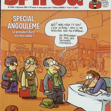 Spirou Hebdo 42 numéros année 2011 magazine BD occasion – bande dessinée jeunesse aventures humour collection - Livre