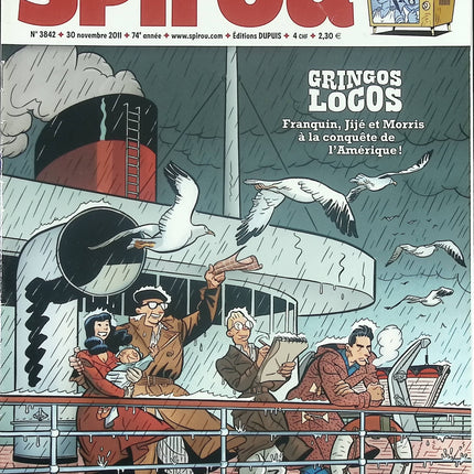 Spirou Hebdo 42 numéros année 2011 magazine BD occasion – bande dessinée jeunesse aventures humour collection - Livre