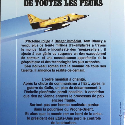 La somme de toutes les peurs, tome 1 - Tom Clancy - livre