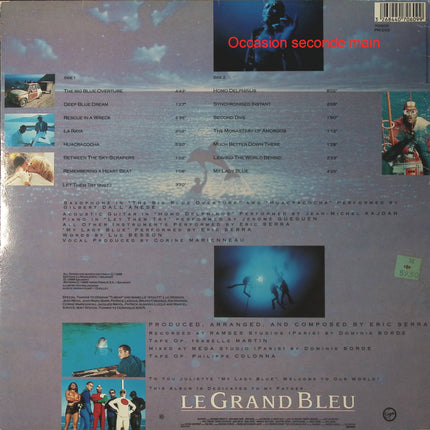 Eric Serra – Le Grand Bleu (Bande Originale Du Film) – Vinyle 33 tours Virgin 70609 occasion - Disque vinyle 33 tours