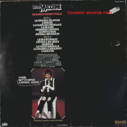 Roland Magdane – Enregistrement Public – Vinyle 33 tours Flarenasch 723 617 occasion - Disque vinyle 33 tours