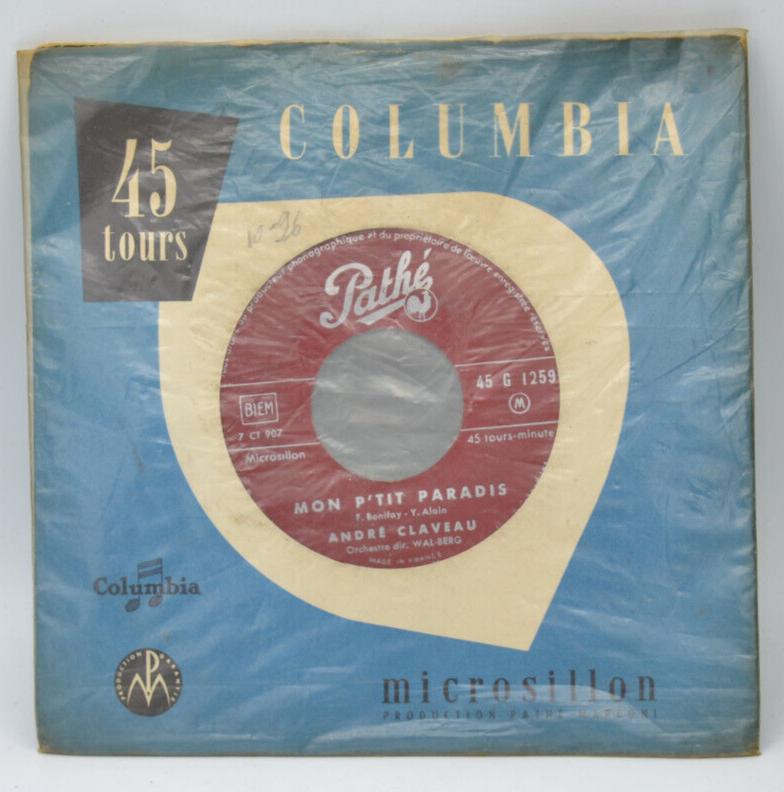 André Claveau – Mein kleines Paradies – Komm mit dem Walzer – 45 U/min Vinyl-Schallplatte