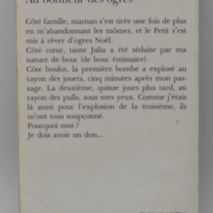 Au bonheur des ogres – Daniel Pennac – roman policier décalé et humour noir - livre