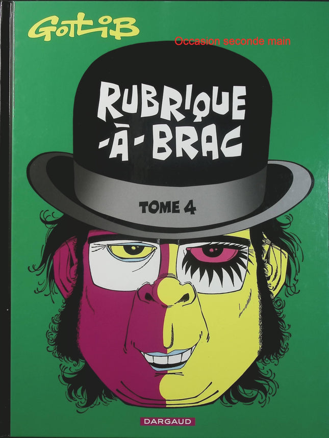 Rubrique-à-Brac Tome 4 – Gotlib – BD humour absurde, satire, humour français et bande dessinée culte - Livre BD
