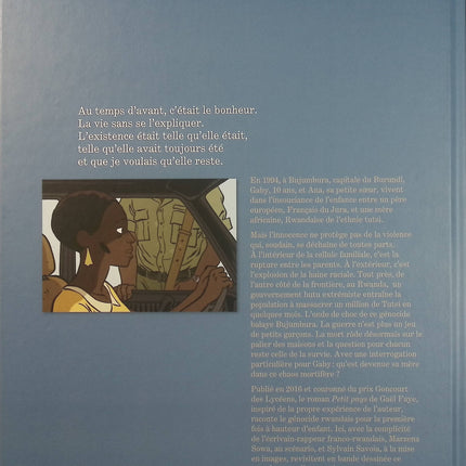 Petit pays – Gaël Faye, Marzena Sowa, Sylvain Savoia – BD adaptée du roman, enfance, Rwanda, Burundi et guerre - Livre BD