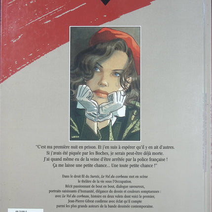 Le Vol du corbeau – Tome 1 – Jean-Pierre Gibrat – BD historique sur la Résistance et la Seconde Guerre mondiale - Livre BD