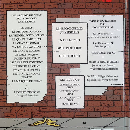 Le Chat, Tome 14 – La Marque du Chat – Philippe Geluck – BD humour et gags cultes d’occasion - Livre BD