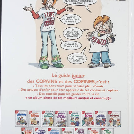 Le Guide Junior des Copains et des Copines – guide pratique et ludique pour enfants – Jacky Goupil, Sylvia Douyé et Dentiblù - livre BD