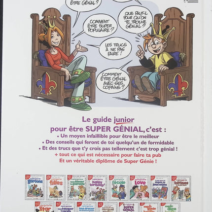 Le Guide Junior pour Être Super Génial – guide pratique et ludique pour enfants – Jacky Goupil, Sylvia Douyé et Éric Miller - livre BD