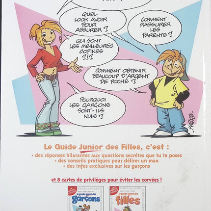 Les Guides Junior – Tome 2 : Les filles – guide ludique et humoristique pour enfants – Jacky Goupil, Sylvia Douyé et Jean-Marc Krings - livre BD