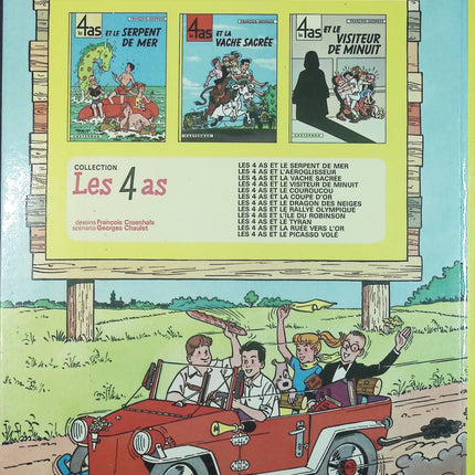 Les 4 as et le Picasso volé - Georges Chaulet François Craenhals - livre BD