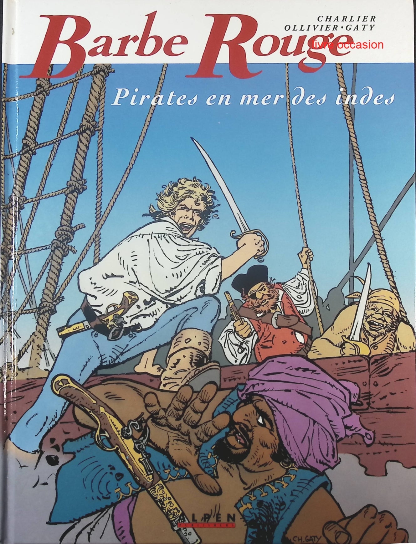 Pirates en mer des Indes - Tome 26 - Barbe Rouge - Jean Ollivier Christian Gaty - Livre BD