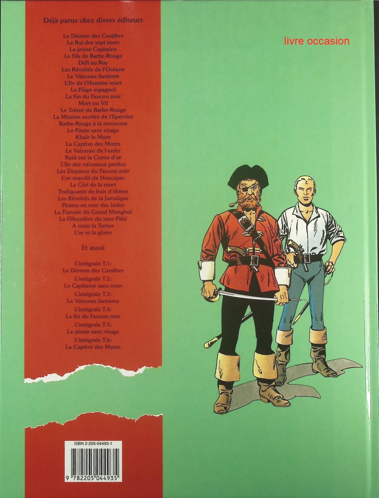 L' Or et la Gloire - Tome 30 - Barbe Rouge - Jean Ollivier Christian Gaty - Livre BD