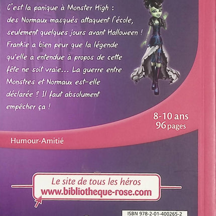 Monster High Tome 1 – La Fête des Goules – Roman jeunesse fantastique, amitié et aventures au lycée des monstres - Bibliothèque Rose - Livre