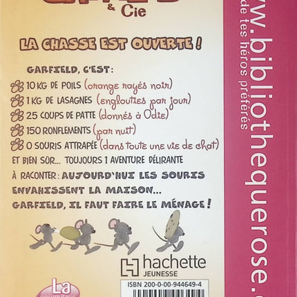 Garfield & Cie - tome 7 -  La chasse est ouverte - Bibliothèque rose - Livre