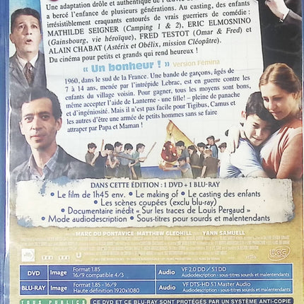 La Guerre des boutons - Eric Elmosnino, Mathilde Seigner, Fred Testot - Blu-ray + DVD