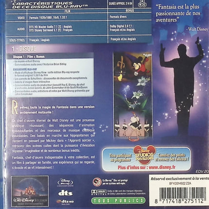 Fantasia - Disney - Blu-ray