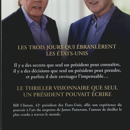 Le Président a disparu – Bill Clinton & James Patterson – Thriller politique espionnage États-Unis conspiration – Livre d’occasion - Livre