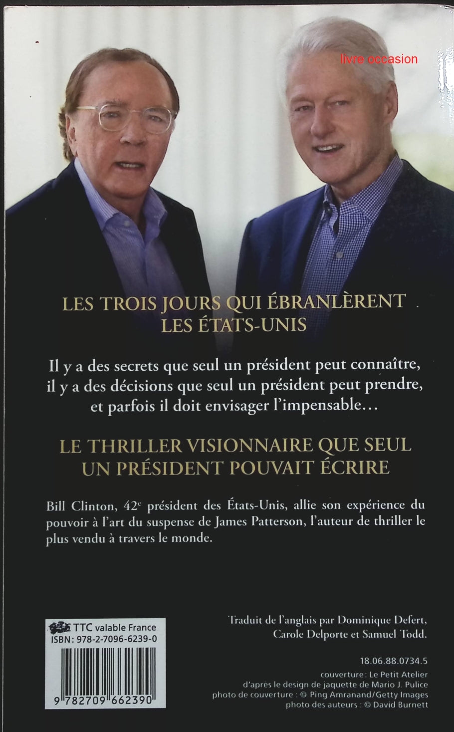 Le Président a disparu - Bill Clinton James Patterson - Livre