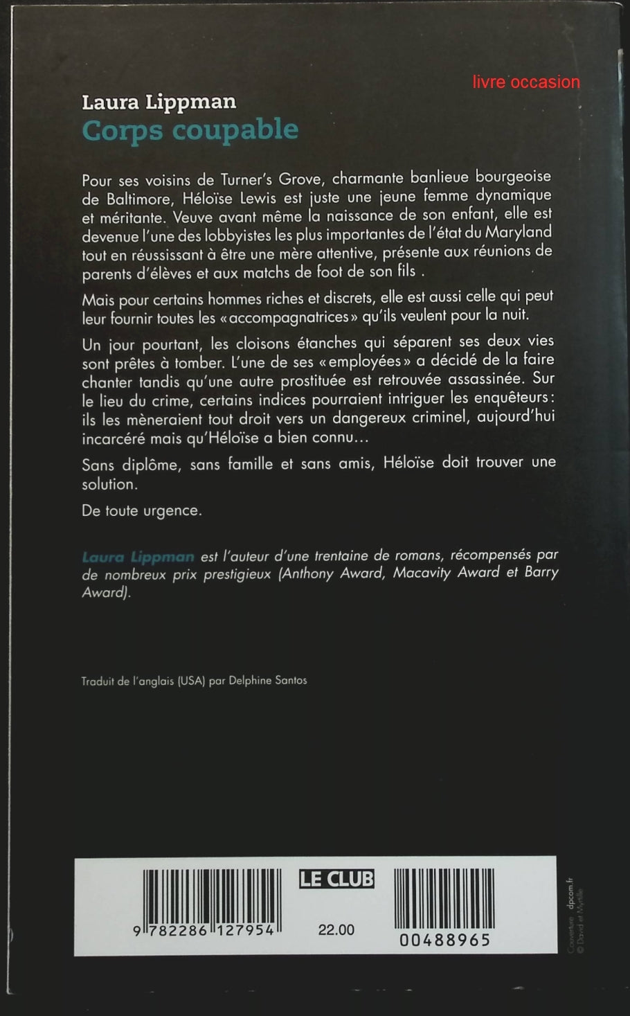 Corps coupable - Laura Lippman - Livre