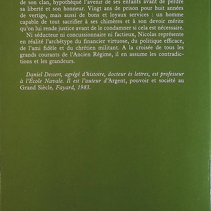 Fouquet - Daniel Dessert - Livre
