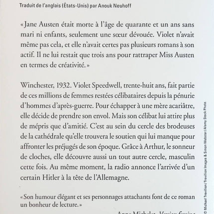 La brodeuse de Winchester - Tracy Chevalier - Livre